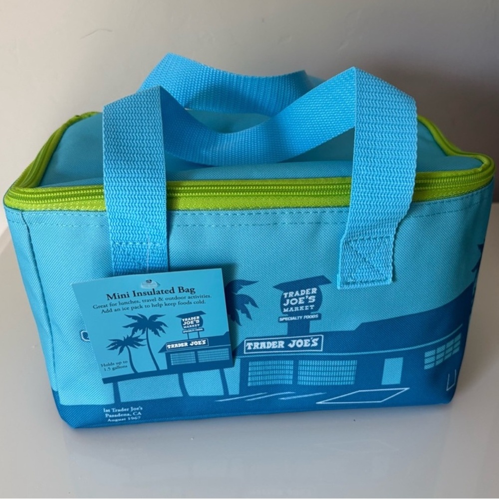 Trader Joe's Mini Blue Insulated Bag